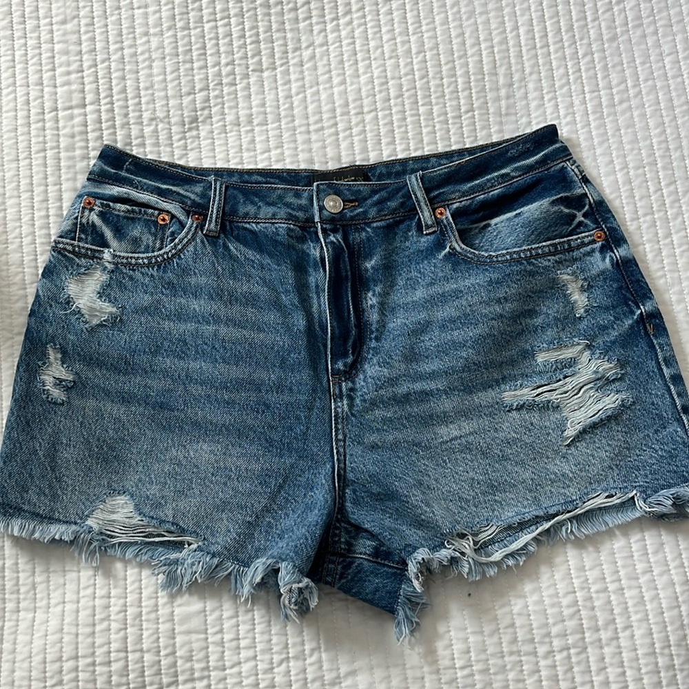 Denim blue shorts